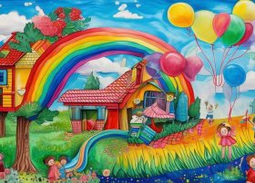 儿童画童年、急求 获奖的儿童画作品