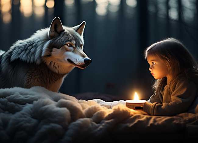 儿童故事狼的故事（儿童睡前故事,披着羊皮的狼的故事）