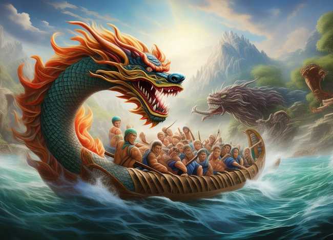 赛龙舟的神话故事（关于端午节的故事神仙与怪兽的故事）