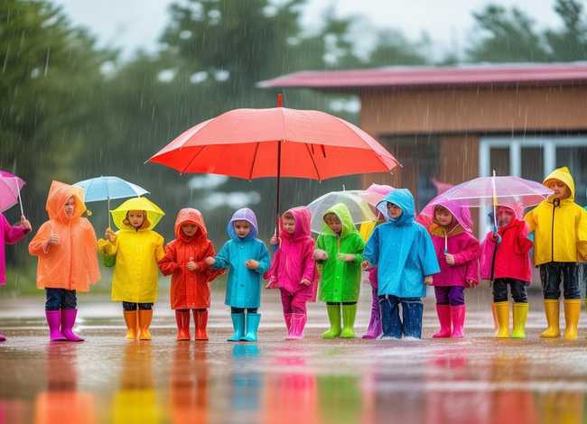 下雨天的故事幼儿园、大班有关下雨的教案