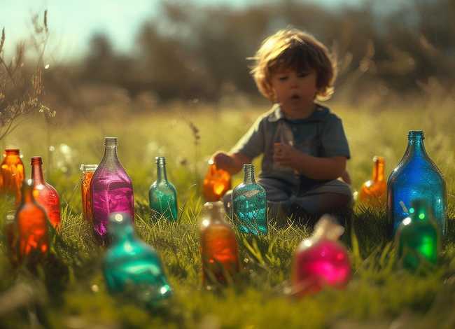 儿童故事地上的瓶子 - 童话故事—一个空瓶子 儿童故事地上的瓶子 - 童话故事—一个空瓶子