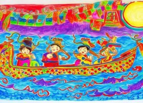 端午节的儿童画简笔画 你想怎样过端午节简笔画