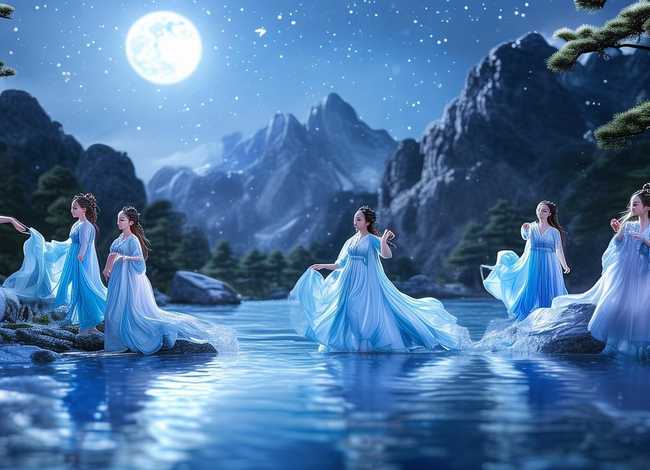 七仙女的故事大全，中国古代神话故事——天池和七仙女