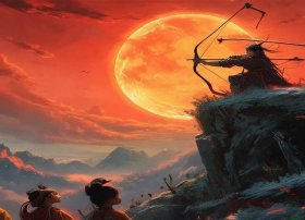 后羿射日儿童绘本；【文学名著·绘本】中国民间故事《后羿射日》