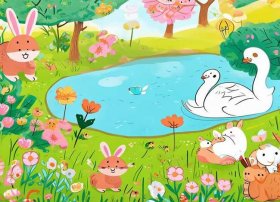 春天的故事儿童画 - 春天有哪些动物图片简笔画