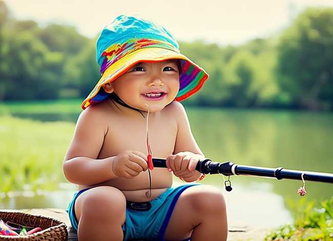 儿童挖蚯蚓的视频，儿童钓鱼怎么上鱼饵