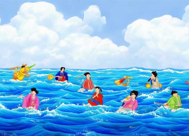 八仙过海少儿故事、八仙过海的故事内容 八仙过海少儿故事、八仙过海的故事内容