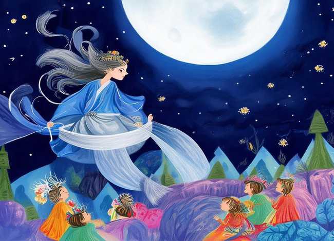 嫦娥故事绘本、幼儿绘本故事《中秋节的故事》 嫦娥故事绘本、幼儿绘本故事《中秋节的故事》