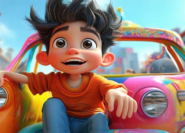 出租车儿童动画片 - 韩烨洲人物介绍