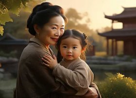 母子情深的历史故事、姚太夫人人物生平