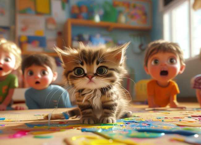 知错能改小故事幼儿园（知错就改的小猫童话故事）