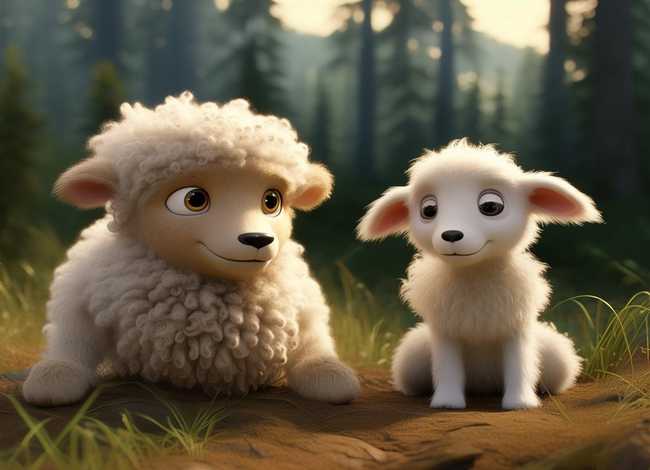 狼和羊的故事6-12岁（一个关于狼和羊的小故事）