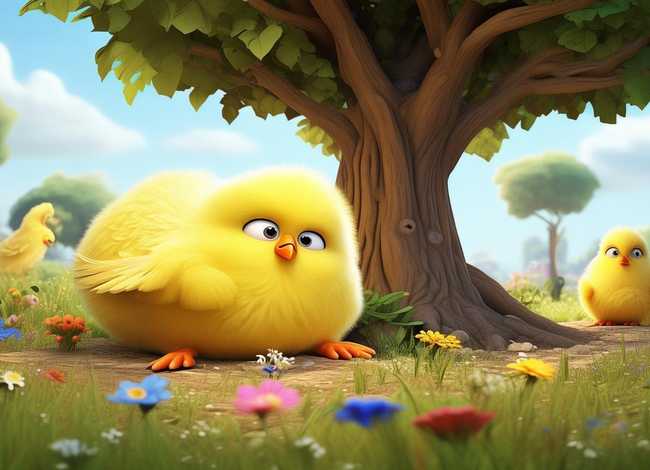 小鸡的故事完整版；懒惰的小鸡的童话故事