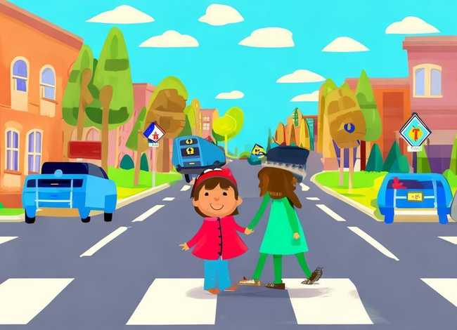 过马路故事绘本，关于过马路的绘本故事内容