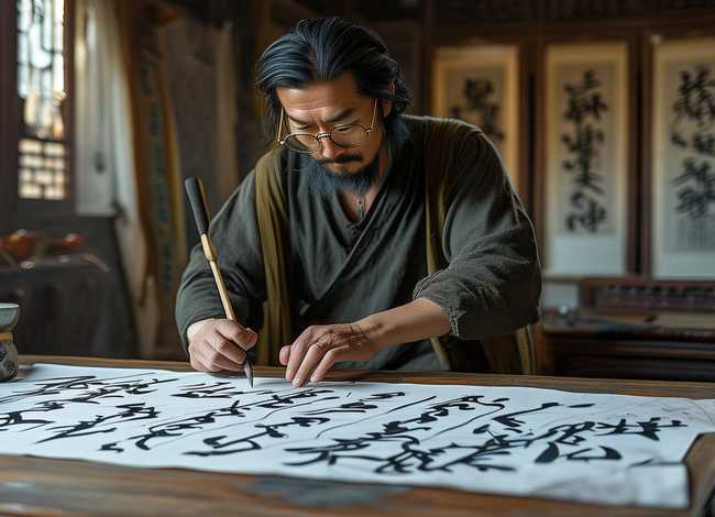 欧阳询练字的故事；中国古代书法家的故事