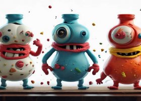 瓶子 绘本；手工——绘本制作《情绪小怪兽》