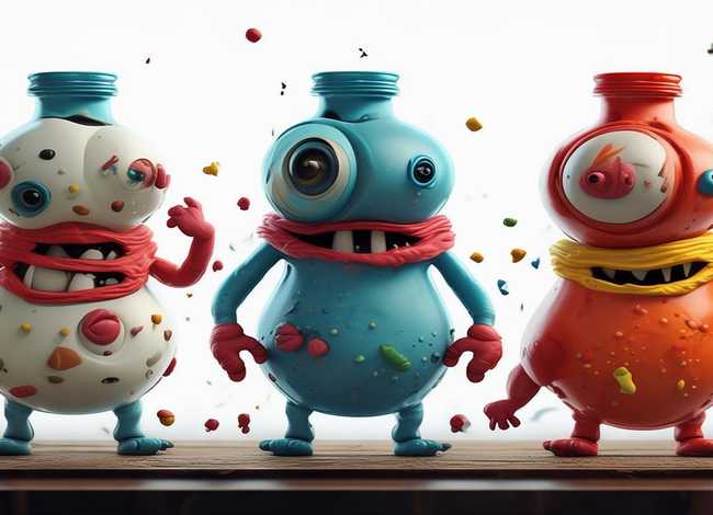 瓶子 绘本；手工——绘本制作《情绪小怪兽》