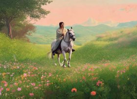 春天的故事 画，踏花归去马蹄香主考官选中的那幅画妙在哪里