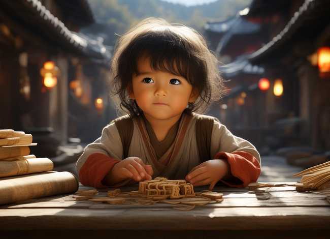 聪明孩子故事；记叙古代聪明孩子的故事