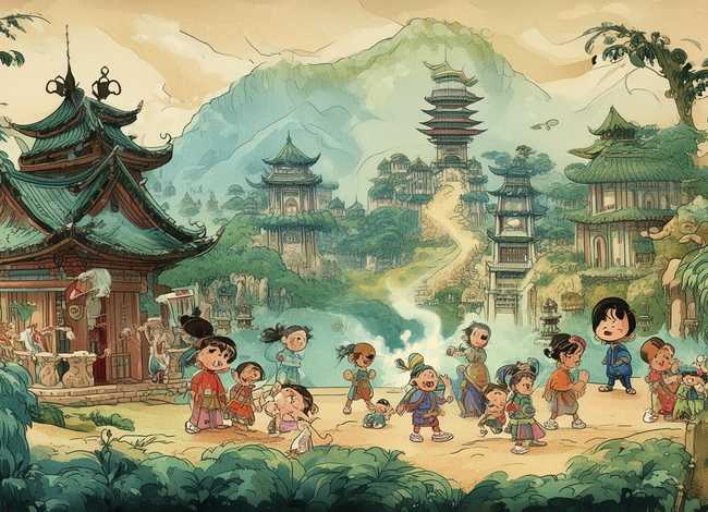 民间故事儿童版动画片；《中国民间故事》改编的电影、电视剧、动画片