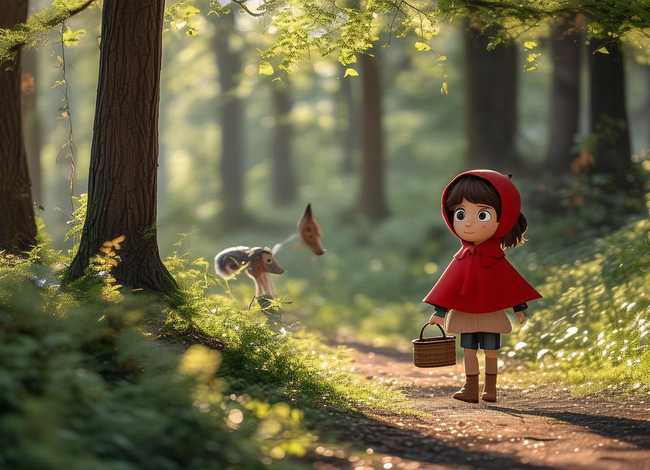 儿童小故事50字左右 - 《小红帽》50字的故事简介