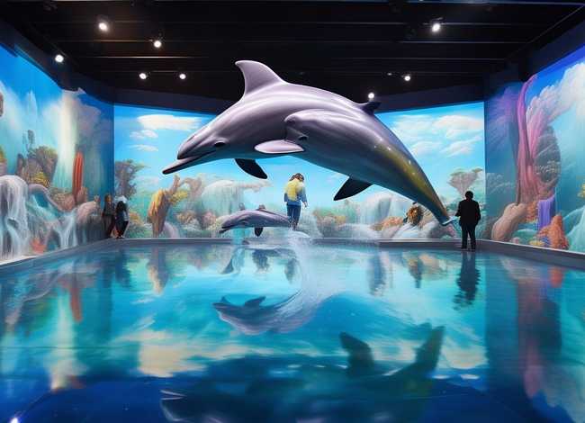 海豚故事荟视频 成都3d魔幻艺术馆门票