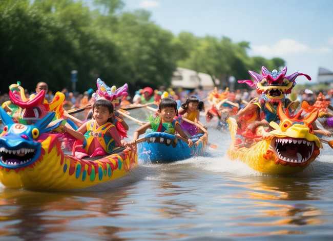 赛龙舟故事适合小孩子的 赛龙舟作文