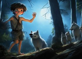 狼儿童故事，狼来了的故事 伊索寓言经典故事精选 儿童睡前童话小故事