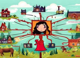 儿童故事思维导图，思维导图做故事分析--小红帽