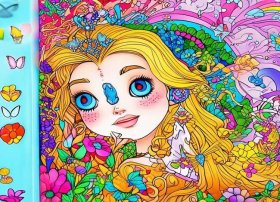 儿童涂色游戏，适合女生玩的涂色游戏