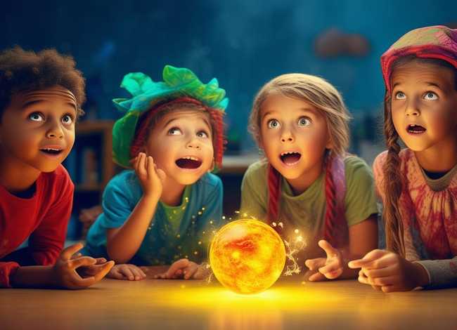 儿童四人情景故事表演 求个英语故事上课表演要用(4人的)