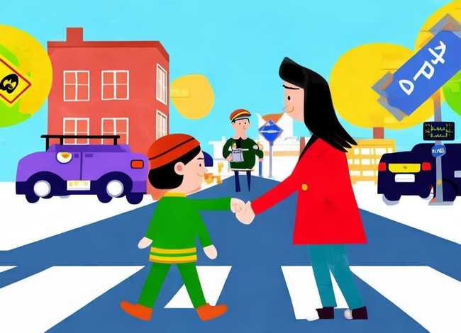 过马路故事绘本，关于过马路的绘本故事内容