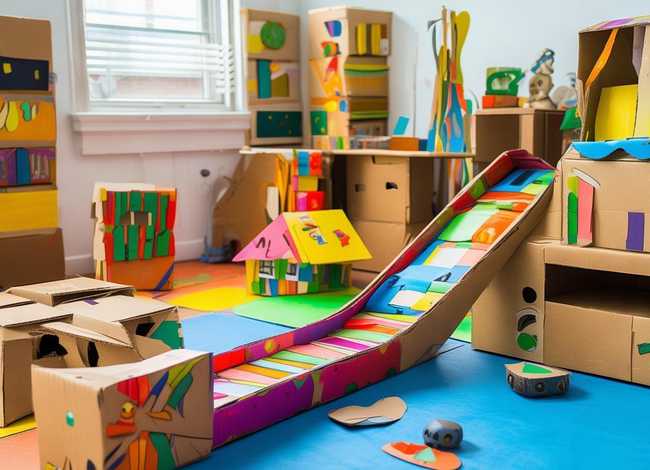 自制儿童玩具纸箱（我用废纸壳箱子给孩子们做了7种好玩的小玩具,喜欢的赶紧收藏）