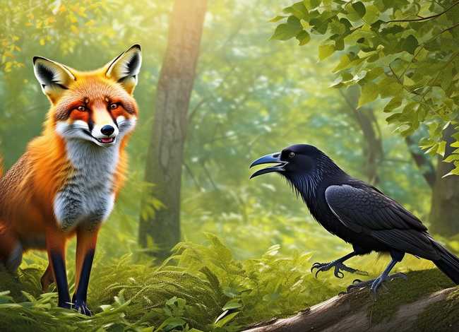 故事大全乌鸦和狐狸；谚语故事