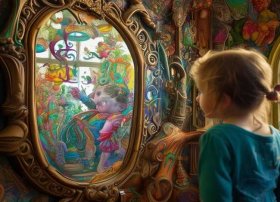 奇怪的镜子讲故事（经典儿童故事有哪些）