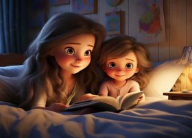 听儿童故事女孩、儿童女孩睡前故事