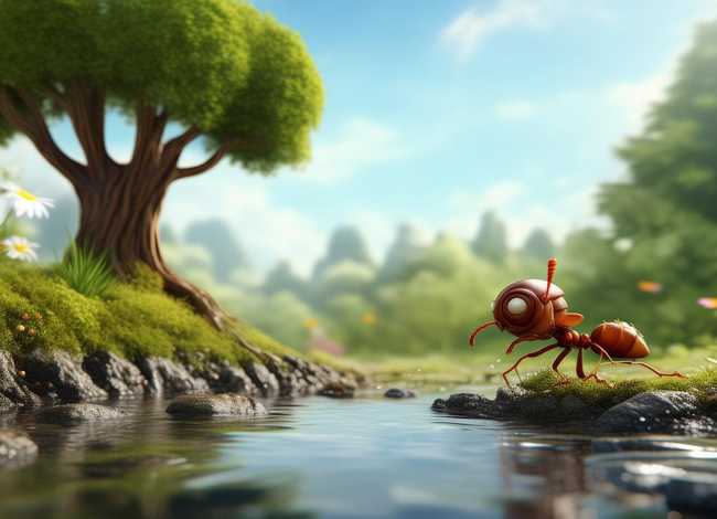 寓言故事蚂蚁过河 童话故事玛蚁报恩 寓言故事蚂蚁过河 童话故事玛蚁报恩