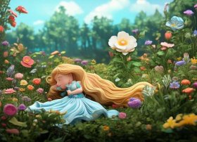 童话故事睡美人儿童画（公主系列动画片有哪些）