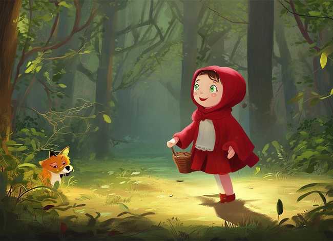 儿童小故事50字左右 - 《小红帽》50字的故事简介