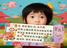 儿童自制故事书范例，制作成语故事读书卡