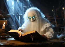 幽灵的故事书；小幽灵的内容提要