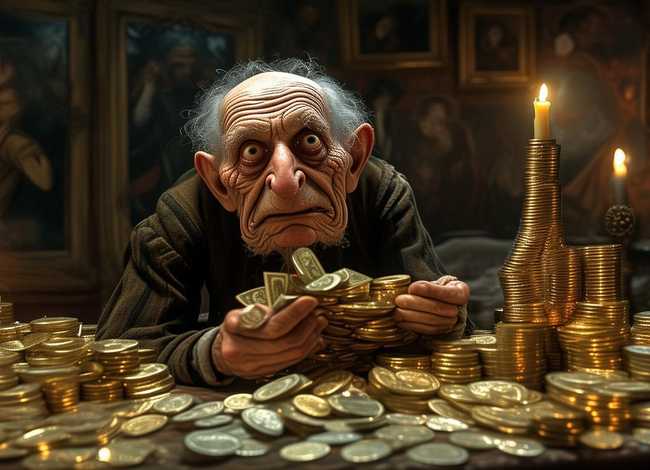 守财奴的经典故事（守财奴是什么寓言故事）