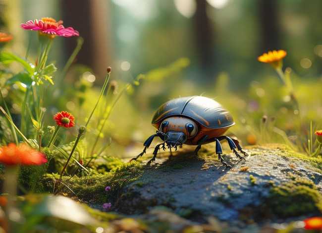 甲壳虫的日记幼儿绘本故事 失落的一角好词佳句
