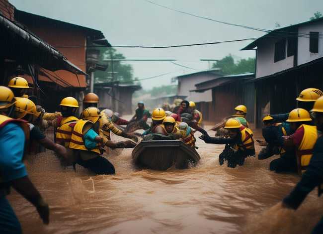 抗洪救灾的感人故事简短 - 抗洪救灾中的动人故事