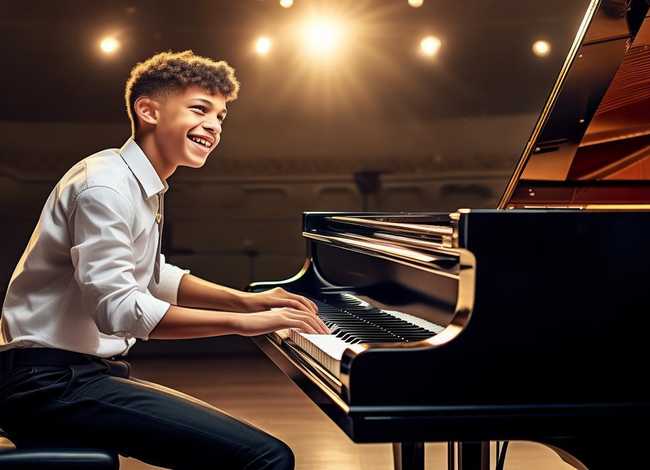 残疾孩子励志故事 视频、残疾人励志故事及感悟视频演讲稿PPT分享-用膝盖行走的钢琴家