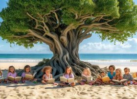 儿童文学类教案 沙滩上的童话教案