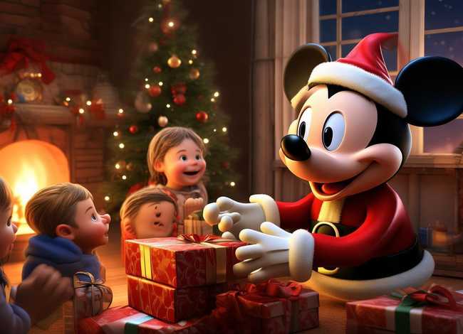 米奇小故事 跪求《米老鼠的圣诞节》为题的小故事急