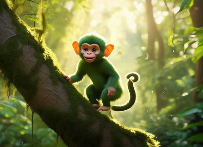 猴猴故事 小猴子下山的故事