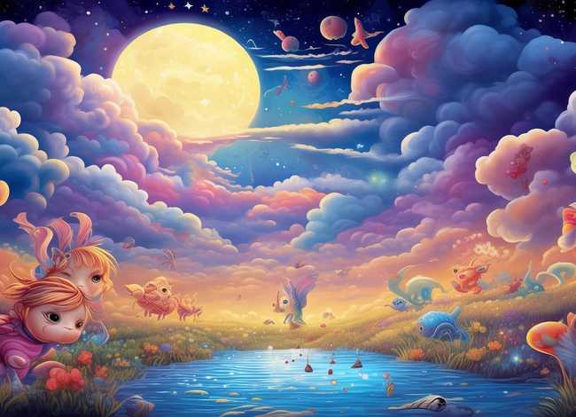 关于梦的儿童绘本故事 - 绘本故事-梦是什么(儿童启发),高清!