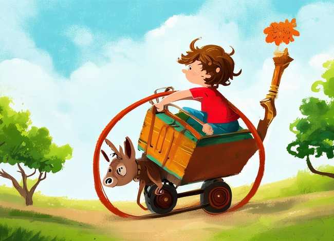 南辕北辙绘本故事 - 儿童寓言绘本故事